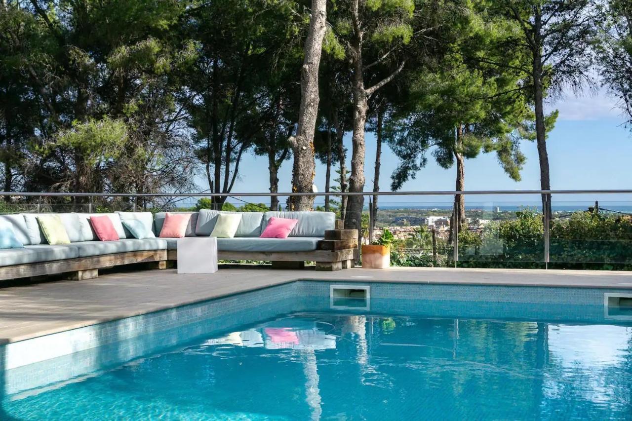 Villa Bella Vista Castelldefels Eksteriør billede
